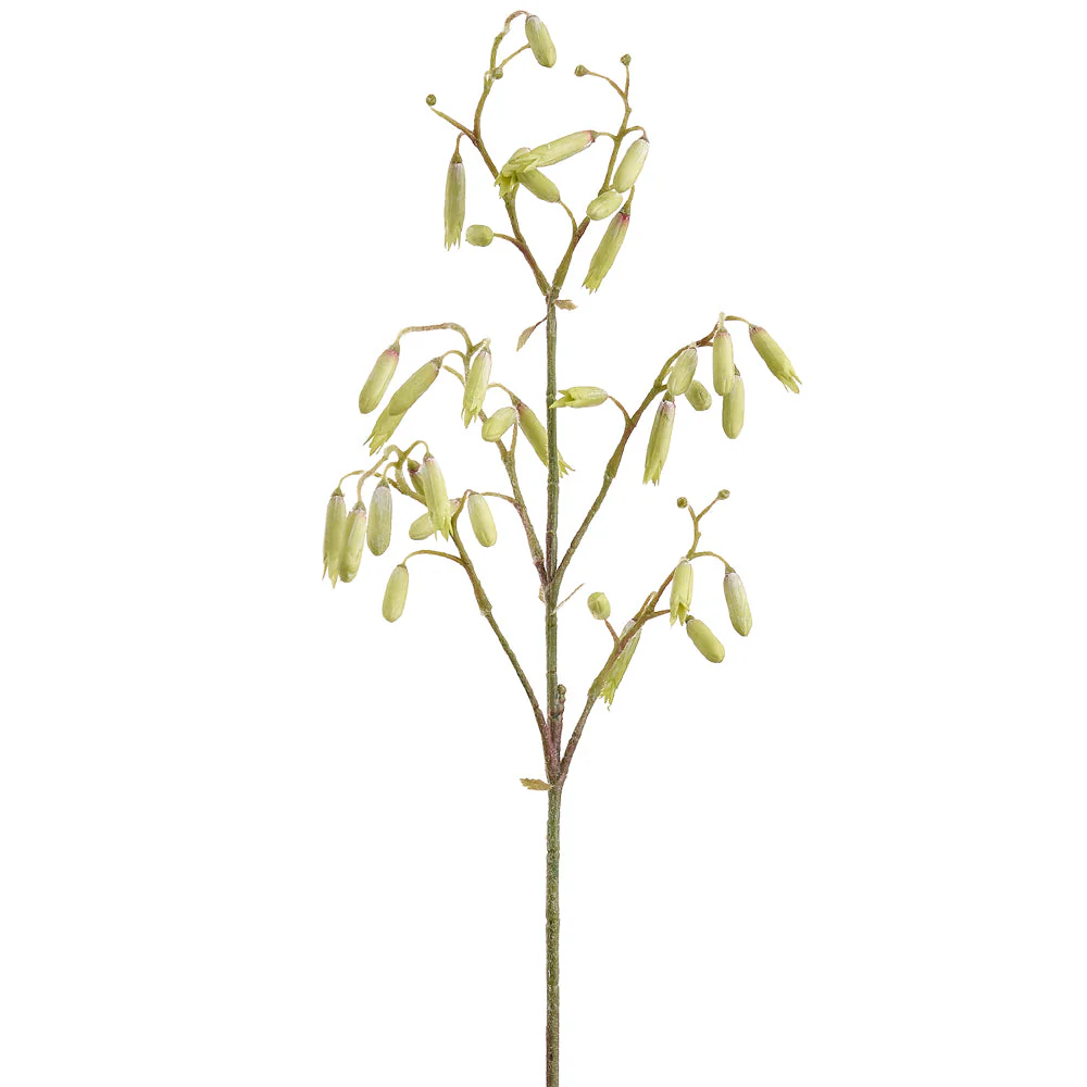 40" Magic Bell Kalanchoe Artificial Flower Stem -Green (Pack of 12)