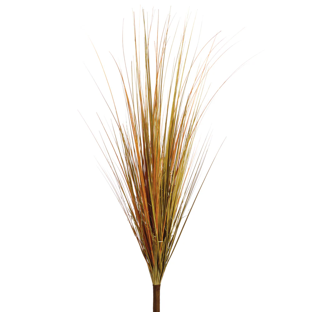 40" Onion Grass Silk Plant -Green/Rust (Pack of 12)