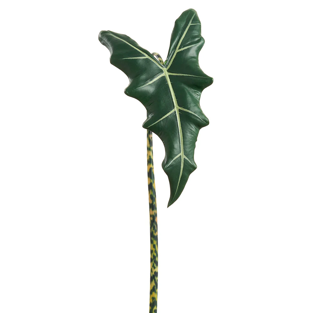 41.7" Real Touch Silk Alocasia Leaf Stem -Green (Pack of 12)