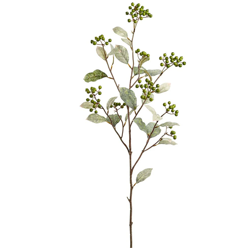 41" Berry Artificial Stem -Green (Pack of 12)