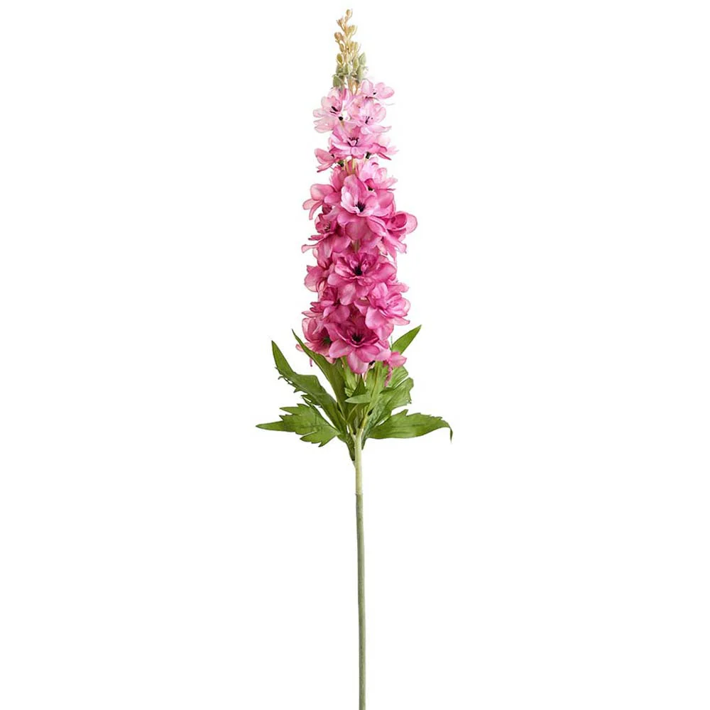 41" Delphinium Silk Flower Stem -Rose (Pack of 12)