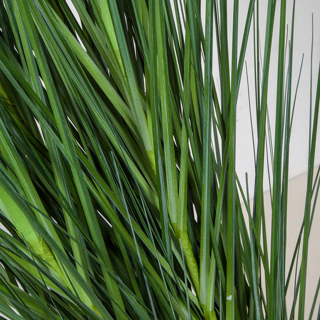 41" IFR PVC Onion Grass Artificial Plant w/Pot -Green/Gray (Pack of 2) - Image 2