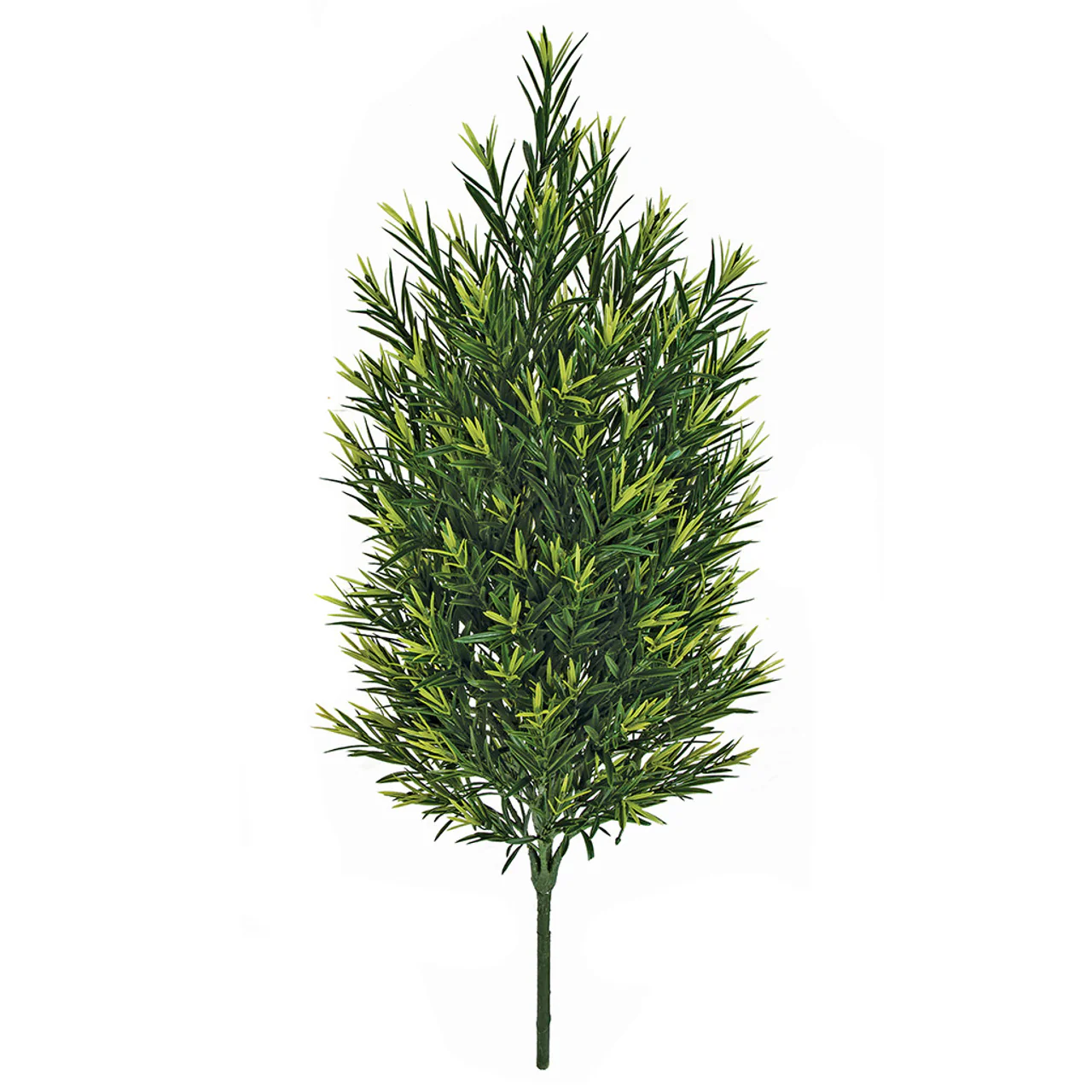 4'10" Outdoor UV-Proof Artificial Podocarpus Cone-Shaped Topiary -Green