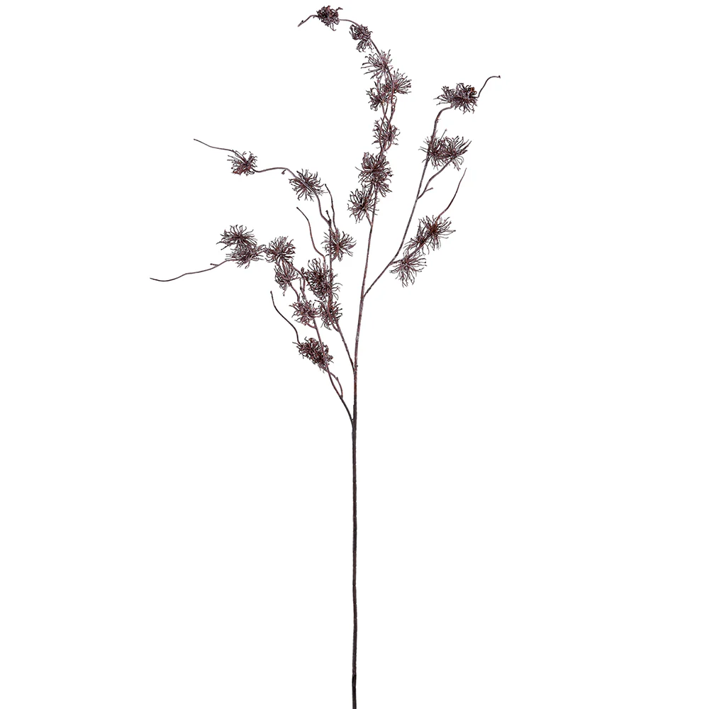 42.5" Artificial Dried-Look Thistle Stem -Brown (Pack of 12)