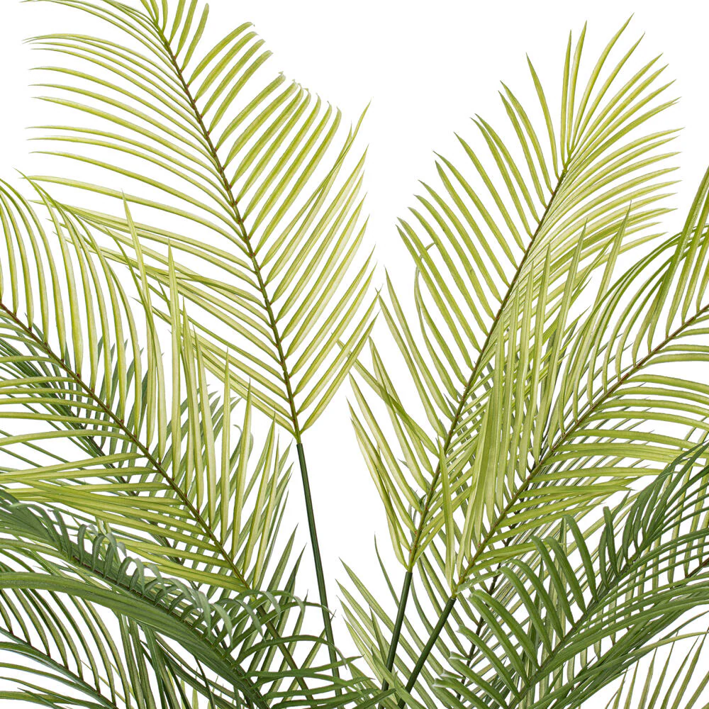 4'2" Areca Silk Palm Tree w/Plastic Pot -Green - Image 2