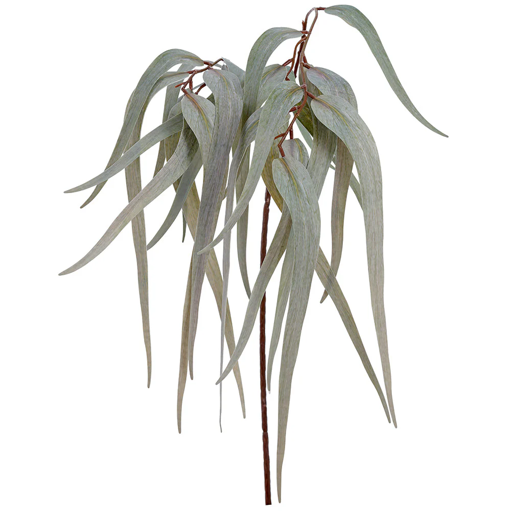 42" Eucalyptus Leaf Silk Stem -Gray/Green (Pack of 12)