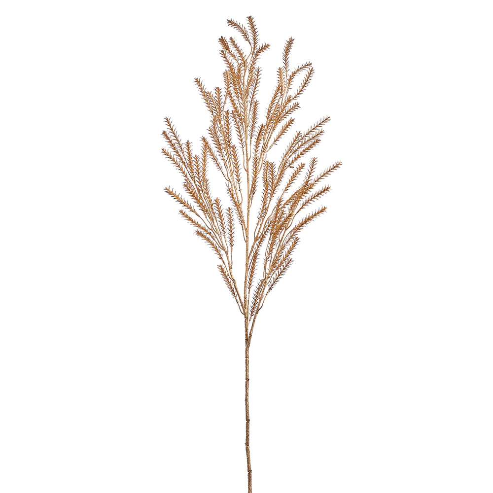 42" Metallic Artificial Pine Stem -Gold (Pack of 12)