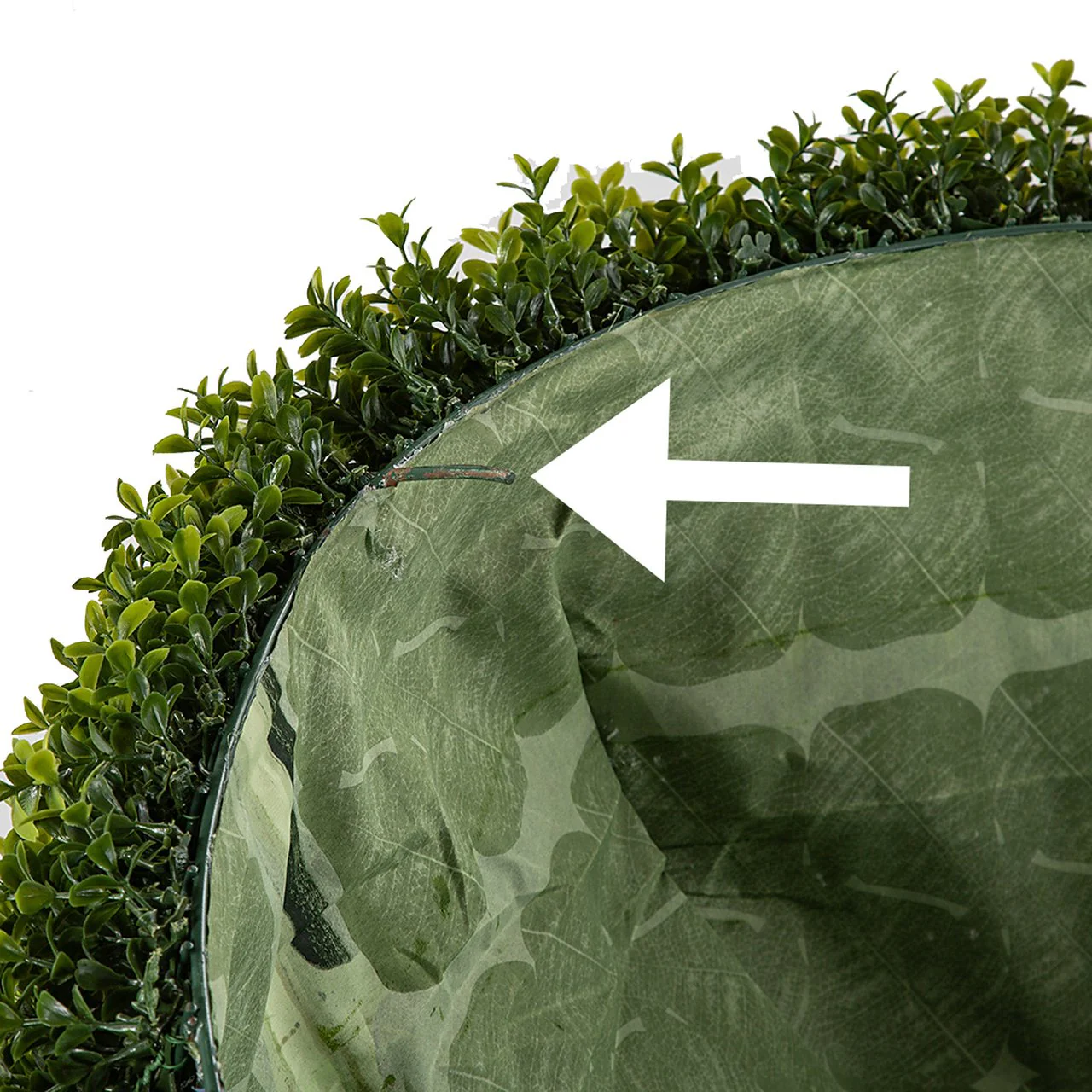 42" Outdoor UV-Proof Artificial English Boxwood Topiary Ball -2 Tone Green - Image 3