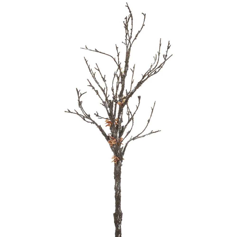 42" Plastic Mushroom Artificial Twig Branch Stem -Brown (Pack of 4)