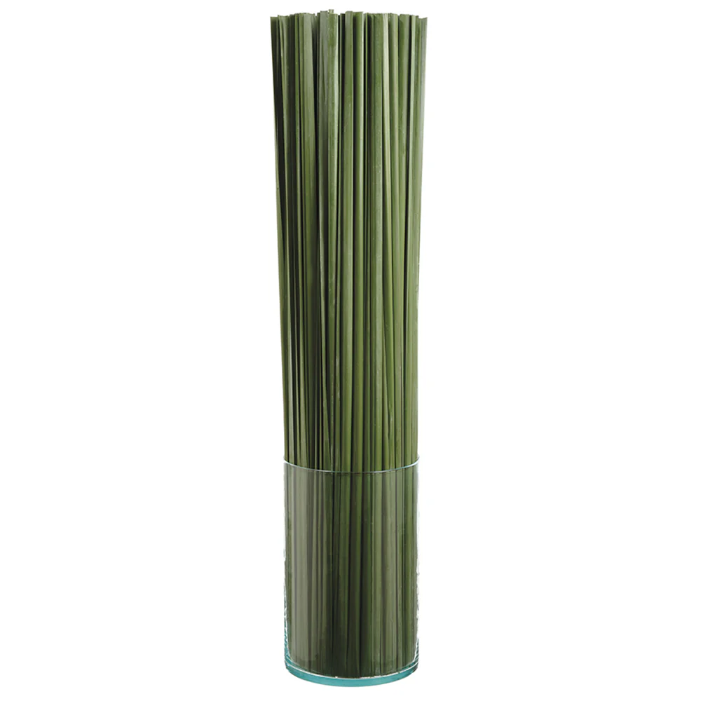 42" Tall Artificial Grass w/Glass Vase -Green