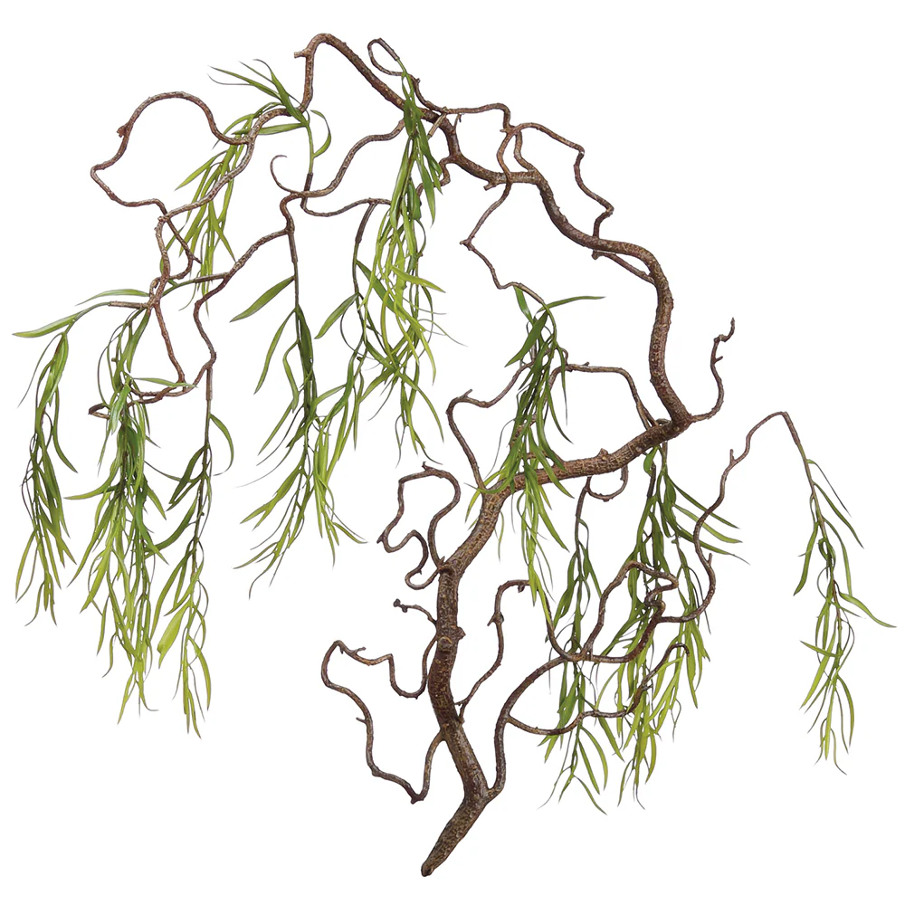42" Willow Silk Branch Stem -Green (Pack of 12)
