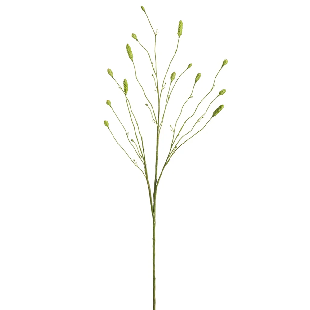 43" Artificial Burnet Flower Stem -Green (Pack of 12)