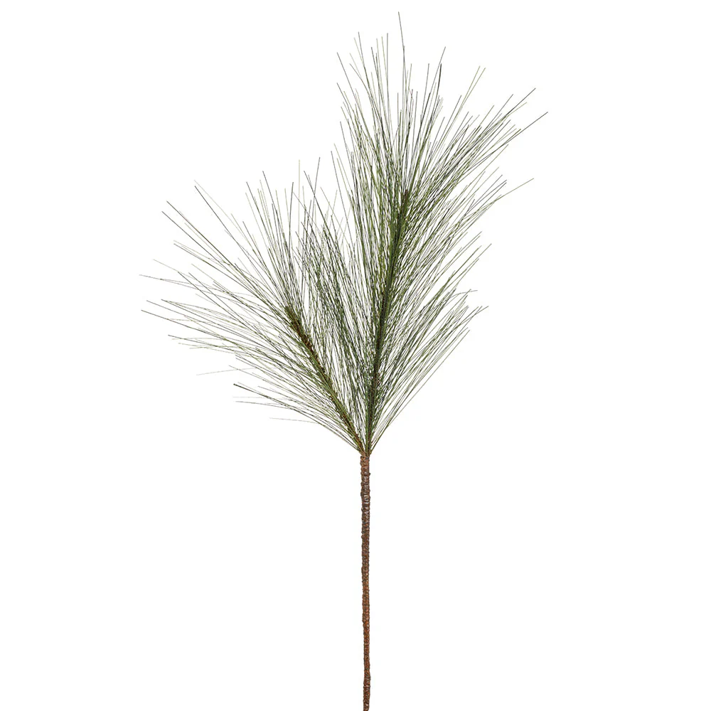 43" Artificial Long Needle Pine Stem -Green (Pack of 12)