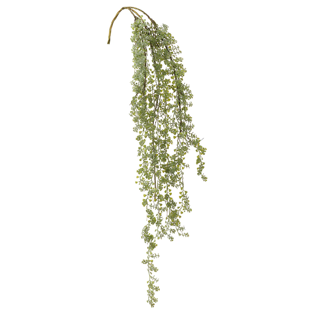 43" Silk Hanging Button Leaf Plant -Green (Pack of 12)