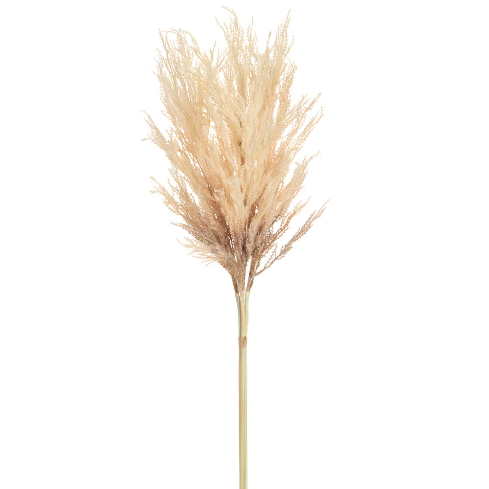 44" Artificial Pampas Grass Stem Bundle -Brown (Pack of 4)