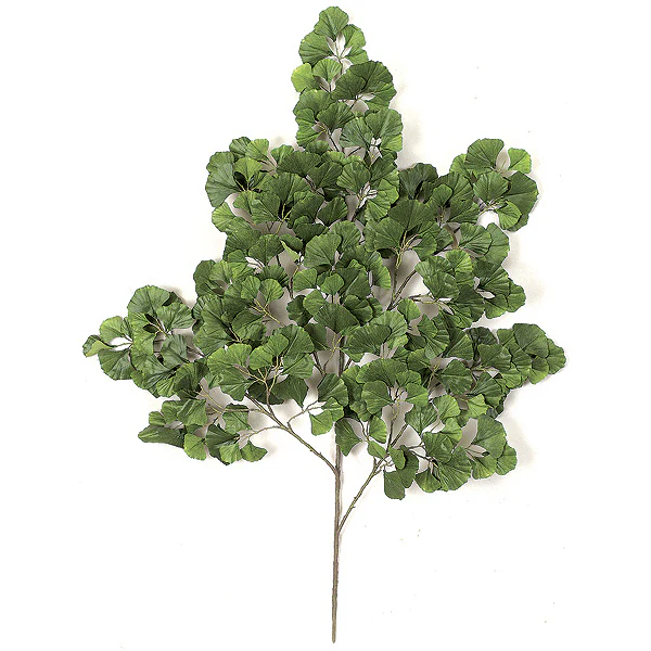 44" IFR Artificial Ginkgo Branch Stem -Green (Pack of 6)