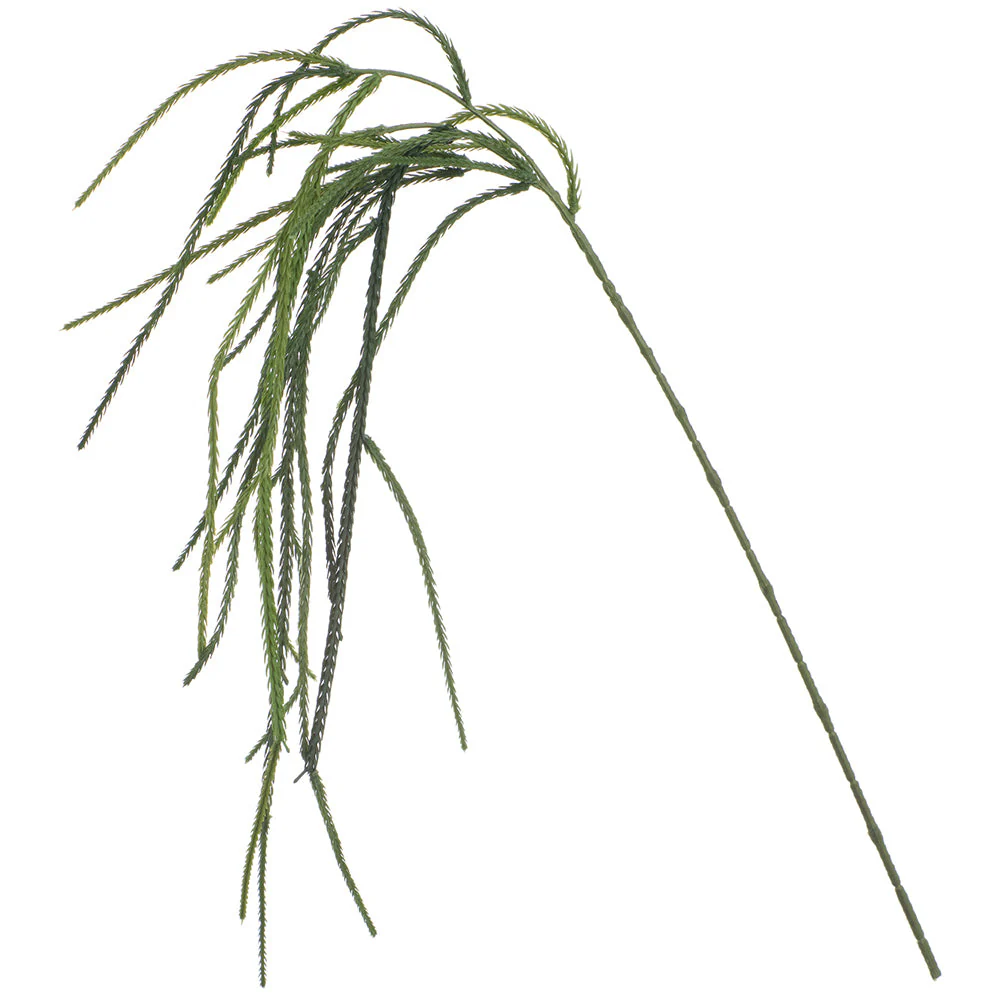 44" Outdoor UV-Resistant Artificial Hanging Clubmoss Stem -Green (Pack of 12)