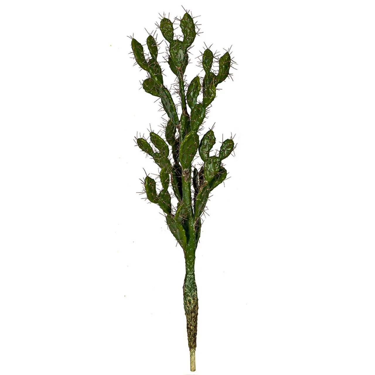 4'5" Artificial Prickly Pear Cactus Stem -Green/Brown