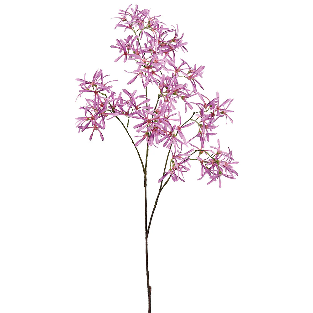 45" Fringetree Blossom Silk Flower Stem -Orchid (Pack of 6)