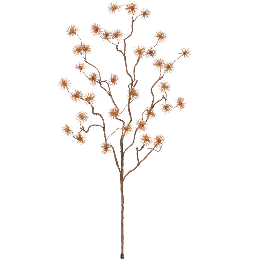 45" Thistle Artificial Flower Stem -Brown (Pack of 12)