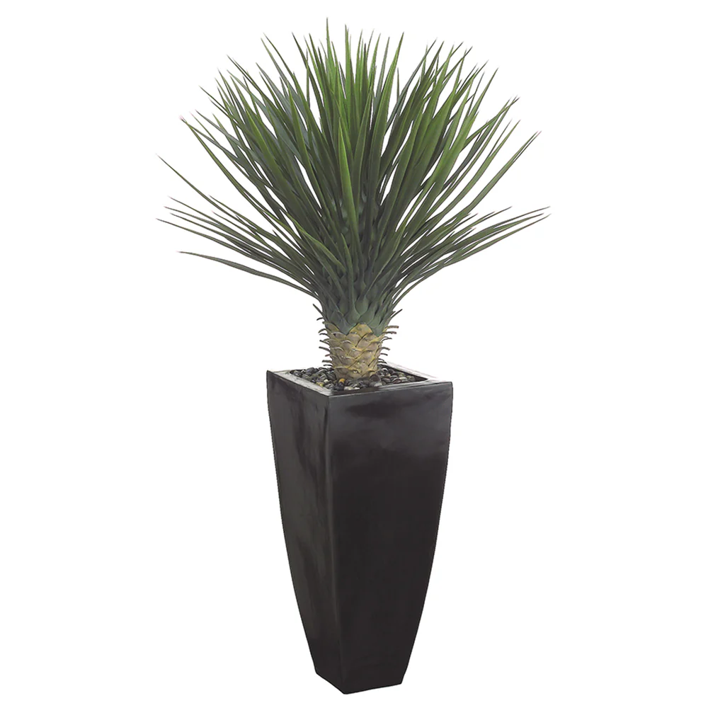 4'5" Whipple Yucca Silk Plant w/Container -Green