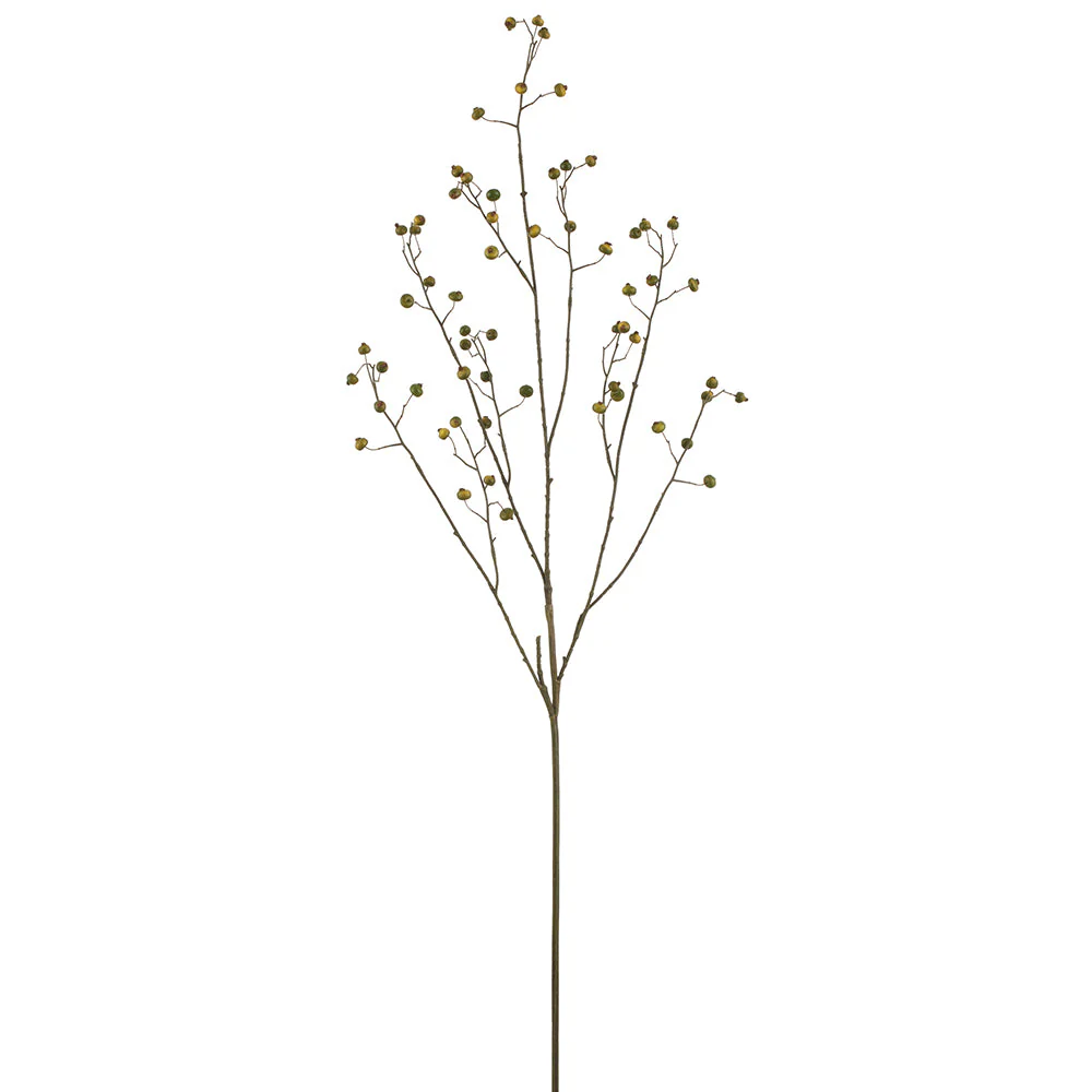 46.5" Artificial Berry Stem -Green (Pack of 12)