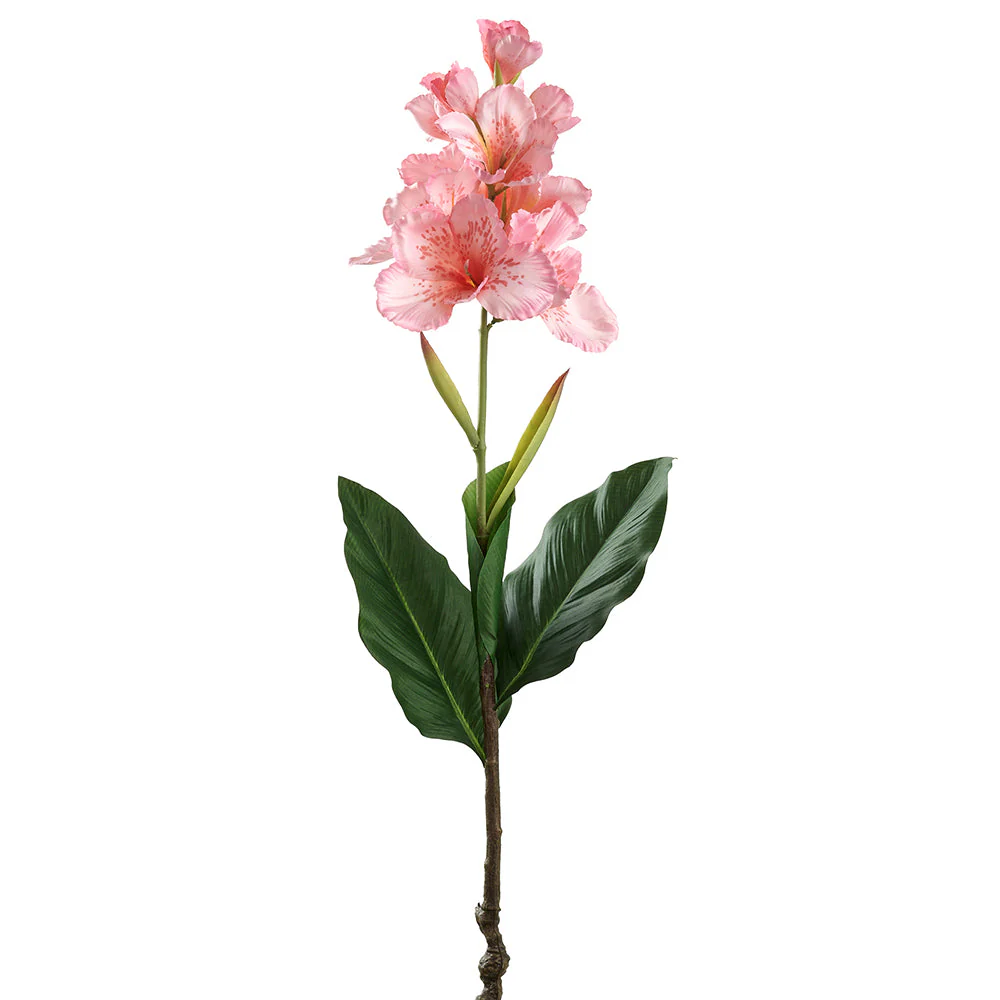 46.5" Canna Lily Silk Flower Stem -Pink (Pack of 12)
