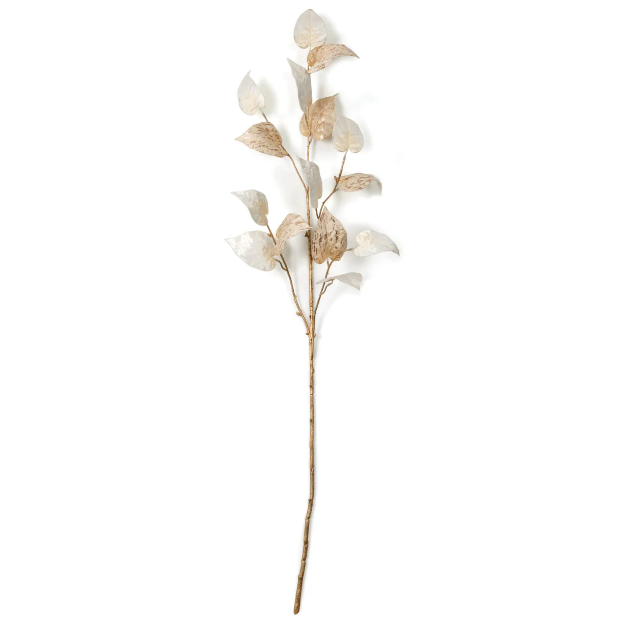 46" Anthurium Leaf Silk Stem -Cream (Pack of 12)