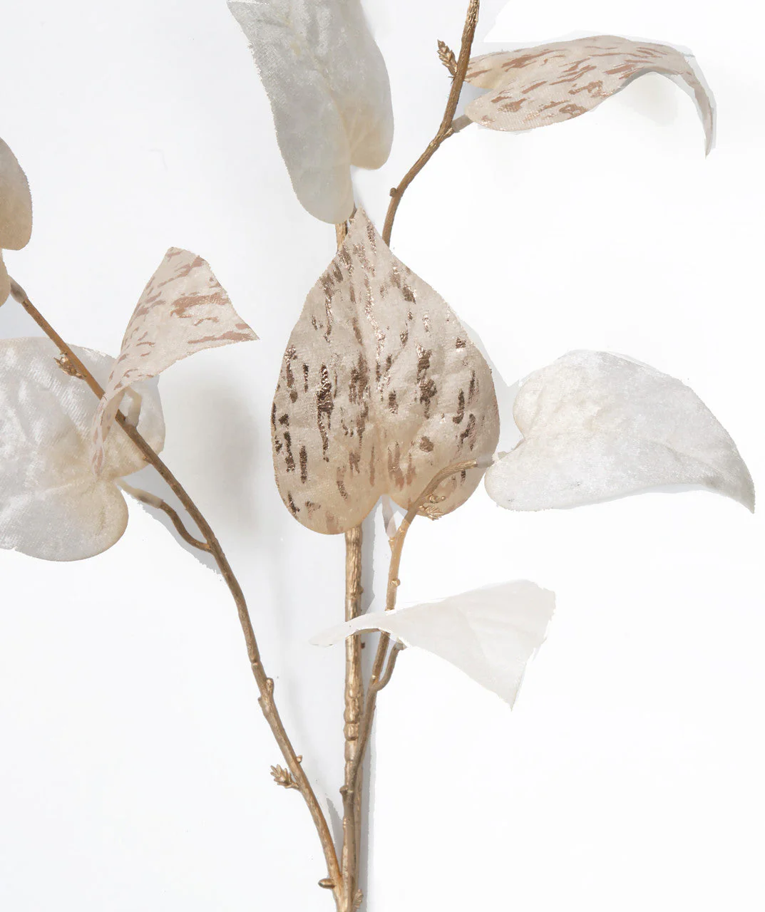46" Anthurium Leaf Silk Stem -Cream (Pack of 12) - Image 2
