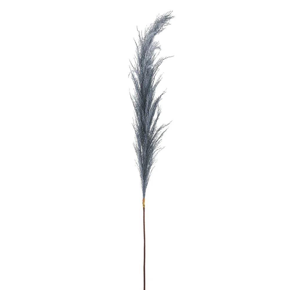46" Artificial Pampas Grass Stem -Blue (Pack of 12)