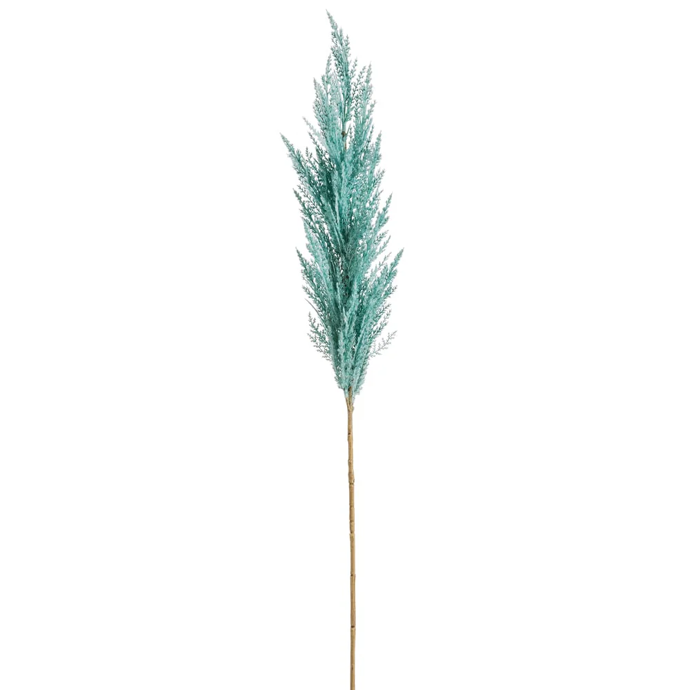 46" Artificial Pampas Grass Stem -Turquoise (Pack of 6)