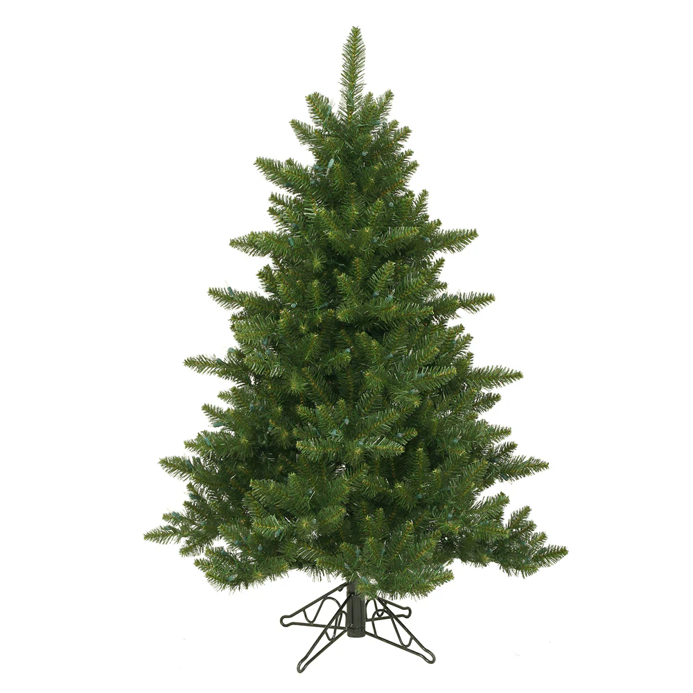 4'6"Hx37"W Camdon Fir Artificial Christmas Tree, Unlit -Green
