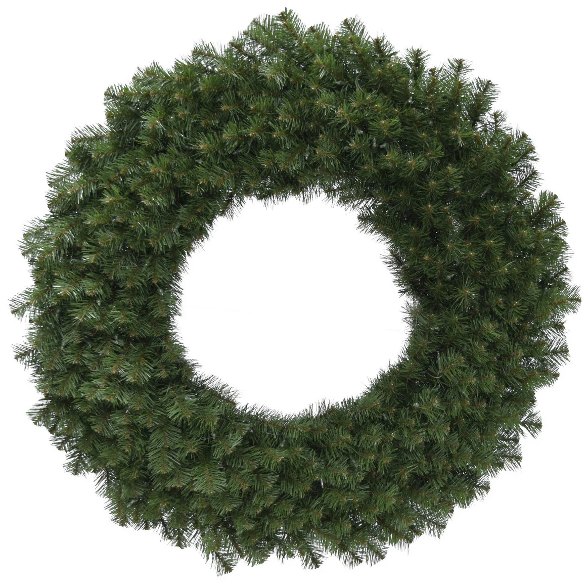 48" Artificial PVC Virginia Pine Wreath -Green