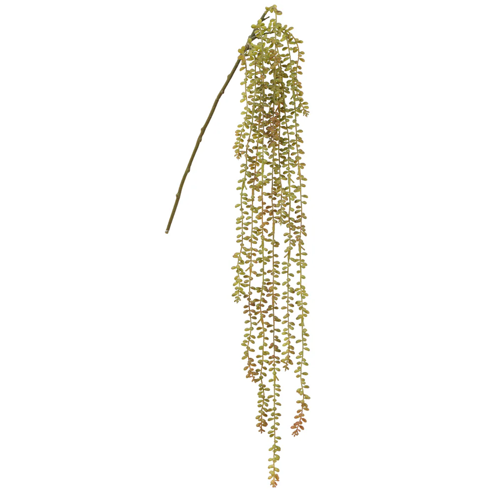 48" Hanging String Of Pearls Succulent Artificial Stem -Gray/Green (Pack of 12)