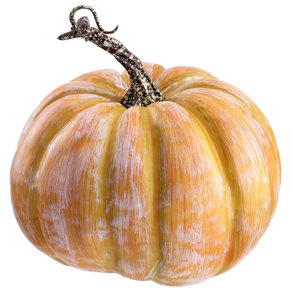 5.5"Hx6"W Artificial Pumpkin -Orange (Pack of 6)