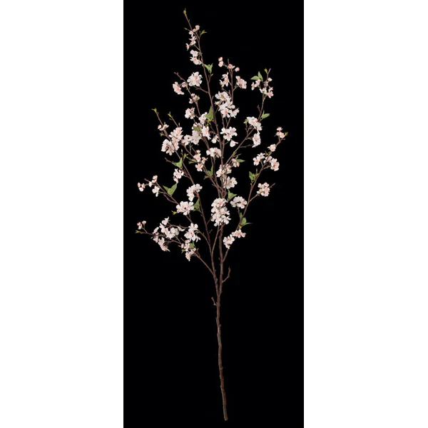 5' Cherry Flower Silk Tree Branch -Light Pink (Pack of 3)