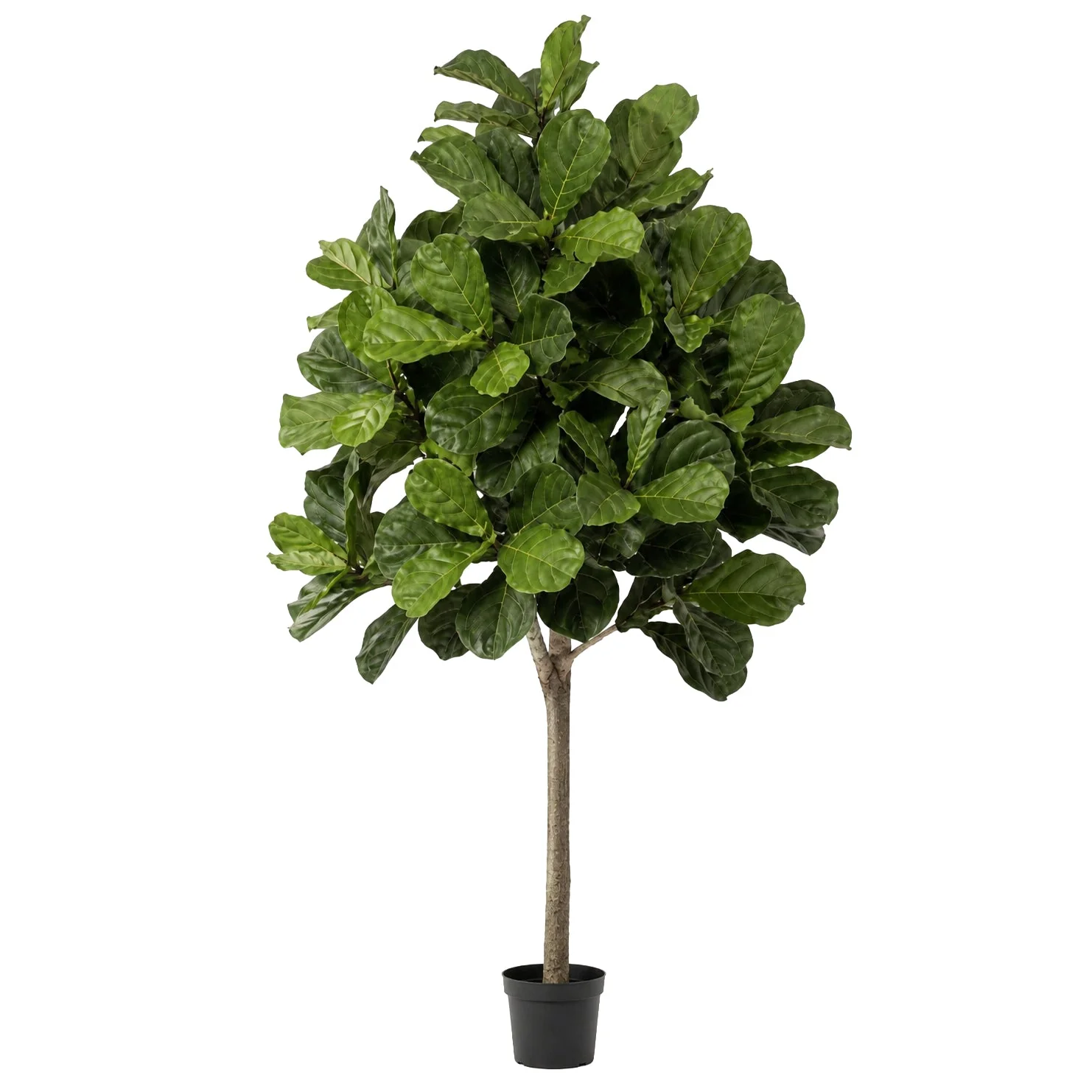 5' Fiddle Leaf Fig Artificial Tree w/Pot -Green