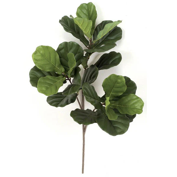 5' Fiddle Leaf Fig Artificial Tree w/Pot -Green - Image 2