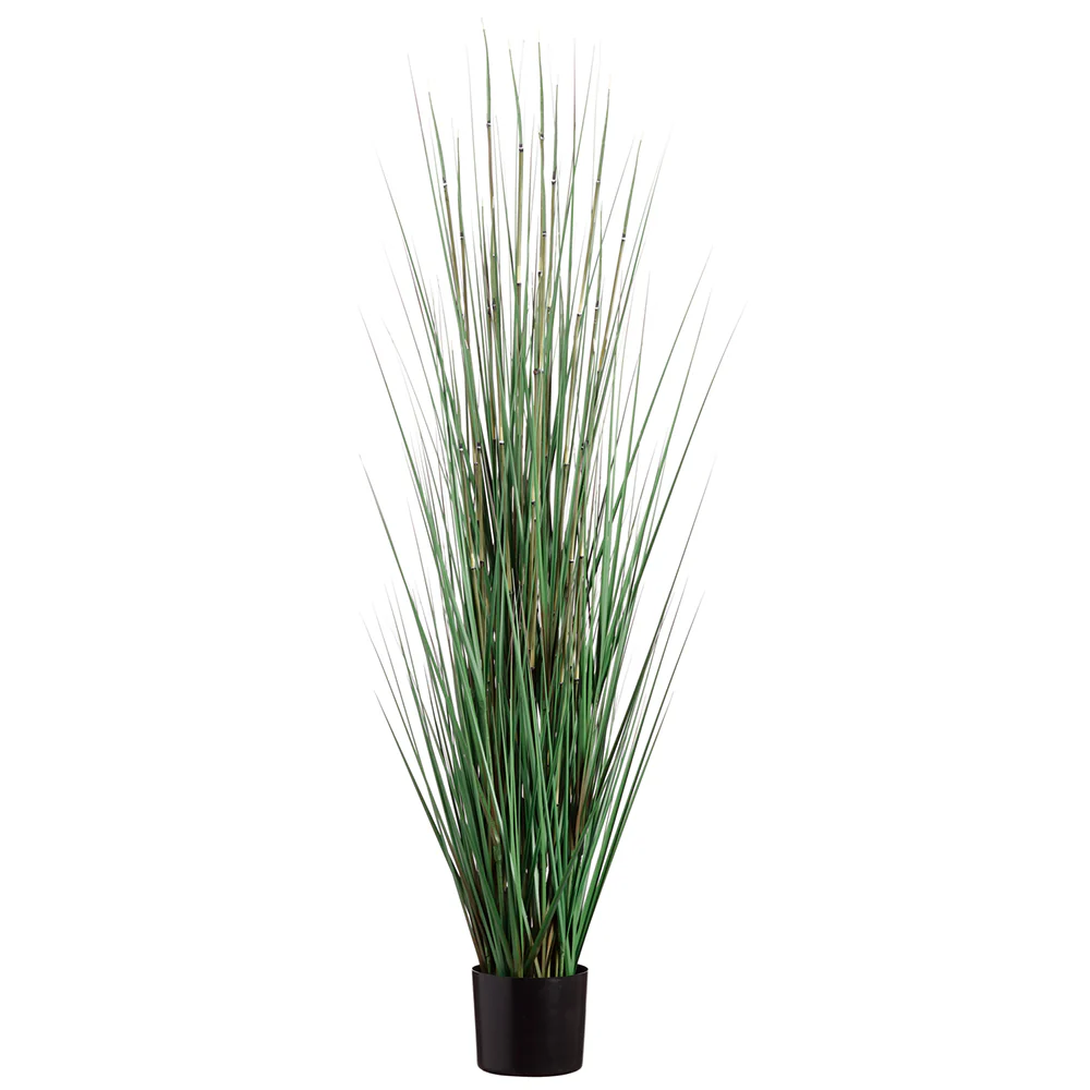 5' Grass & Horsetail Artificial Plant w/Pot -Green (Pack of 2)