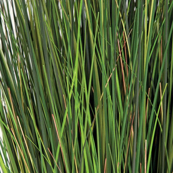 5' IFR PVC Onion Grass Artificial Plant w/Pot -Green - Image 2