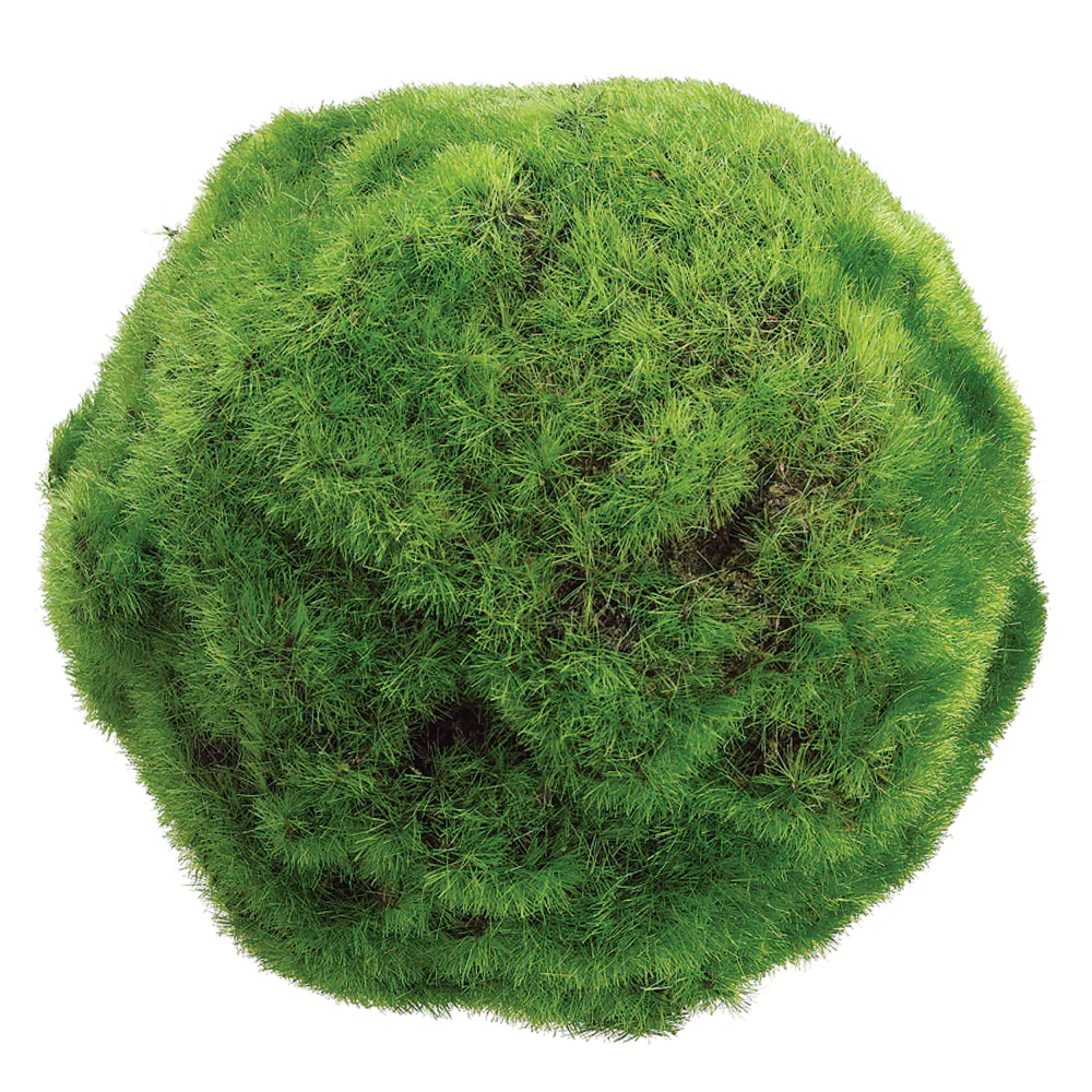 5" Moss Ball-Shaped Artificial Topiary -Green (Pack of 6)