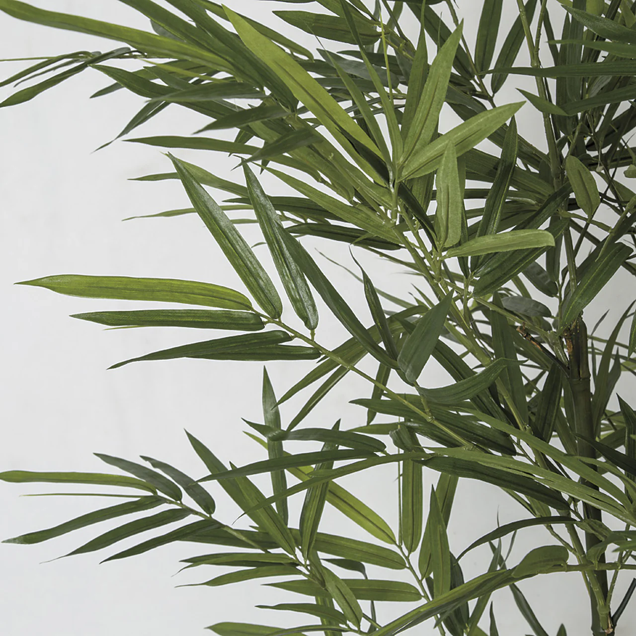 5' Natural Green Trunk Silk Royal Bamboo Tree w/Pot -Green - Image 3
