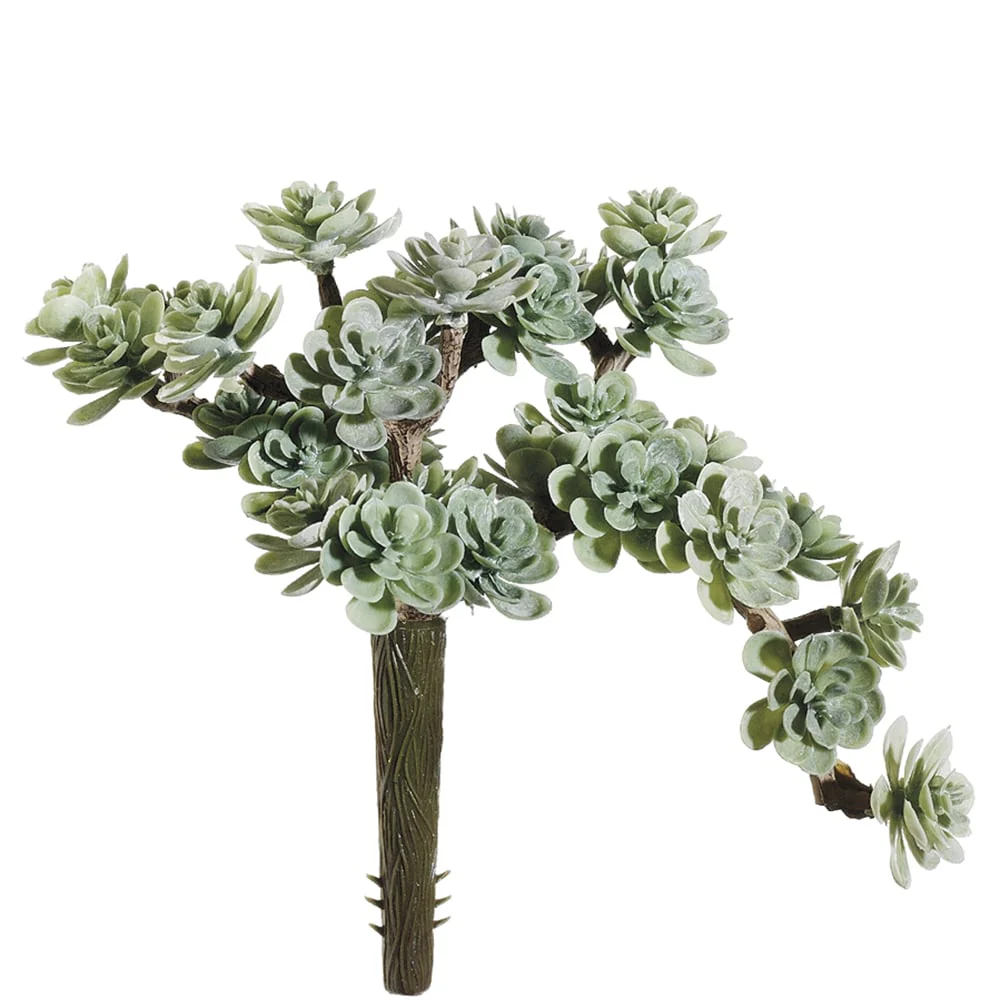 5" Sedum Artificial Stem Pick -Dusty Green (Pack of 36)