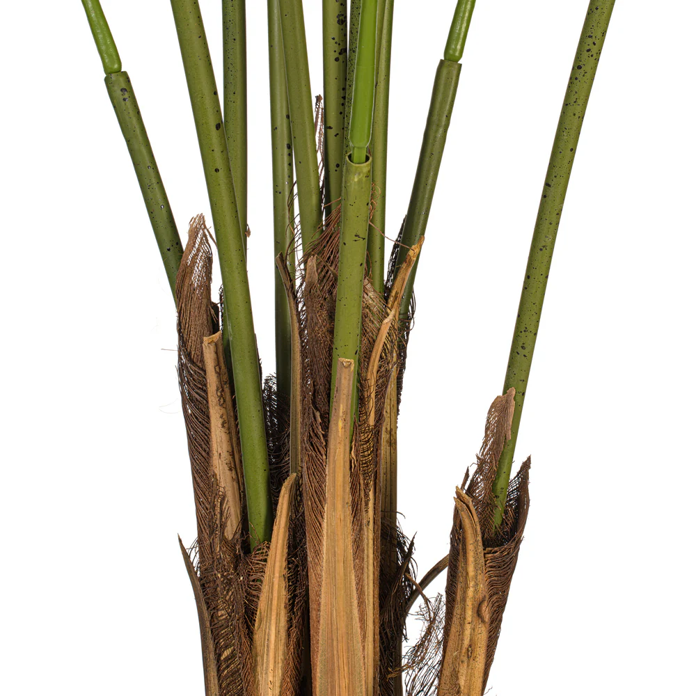 5' Silk Areca Palm Tree w/Plastic Pot -Green - Image 3