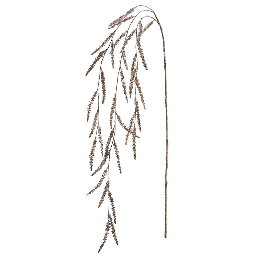 50" Artificial Moudry Grass Stem -Brown (Pack of 12)