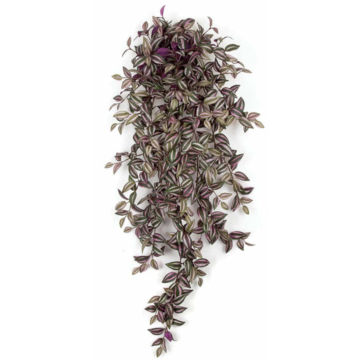 50" Hanging Wandering Jew Silk Plant -Pink/Green (Pack of 4)