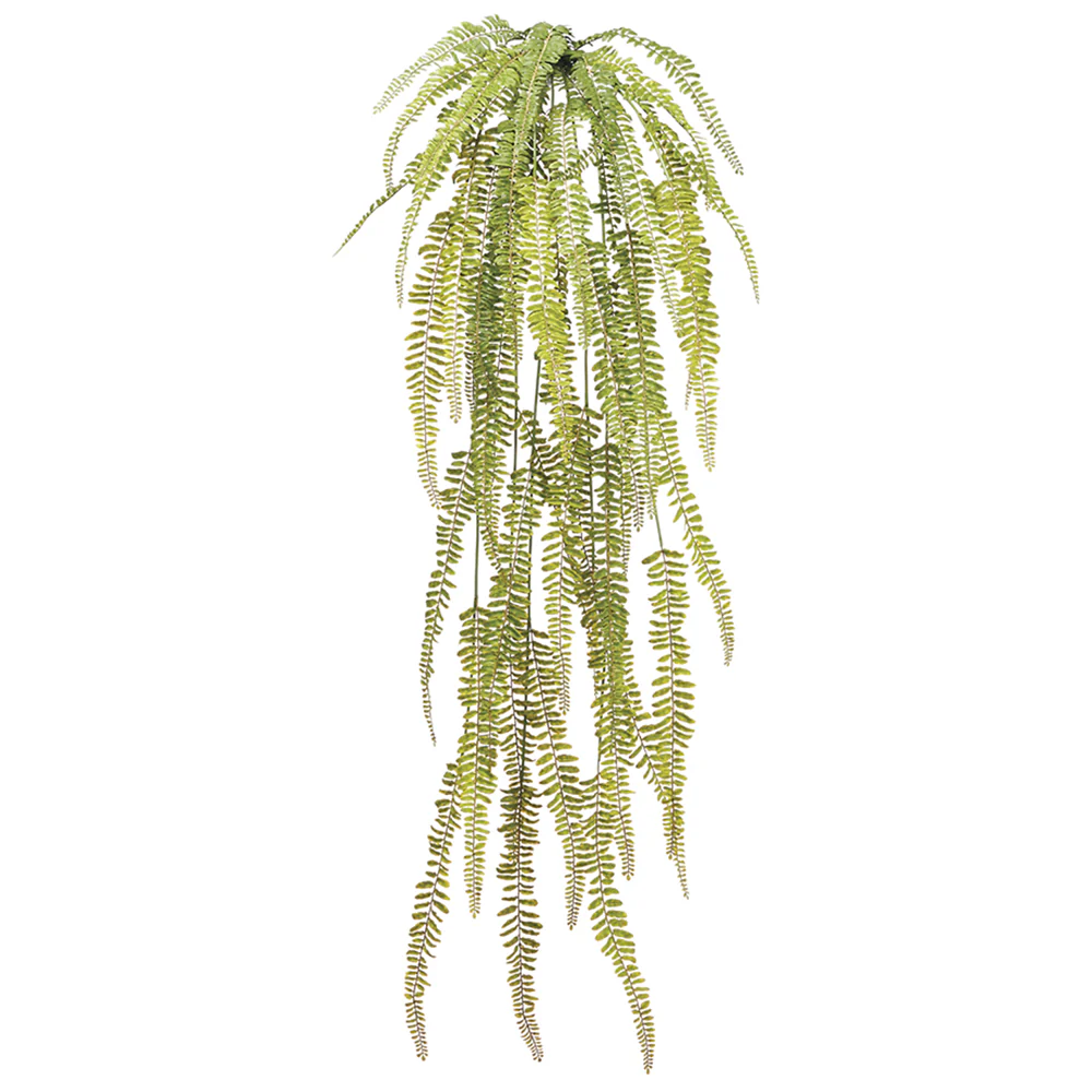 50" Soft-Touch Woodland Fern Silk Plant -Green (Pack of 4)