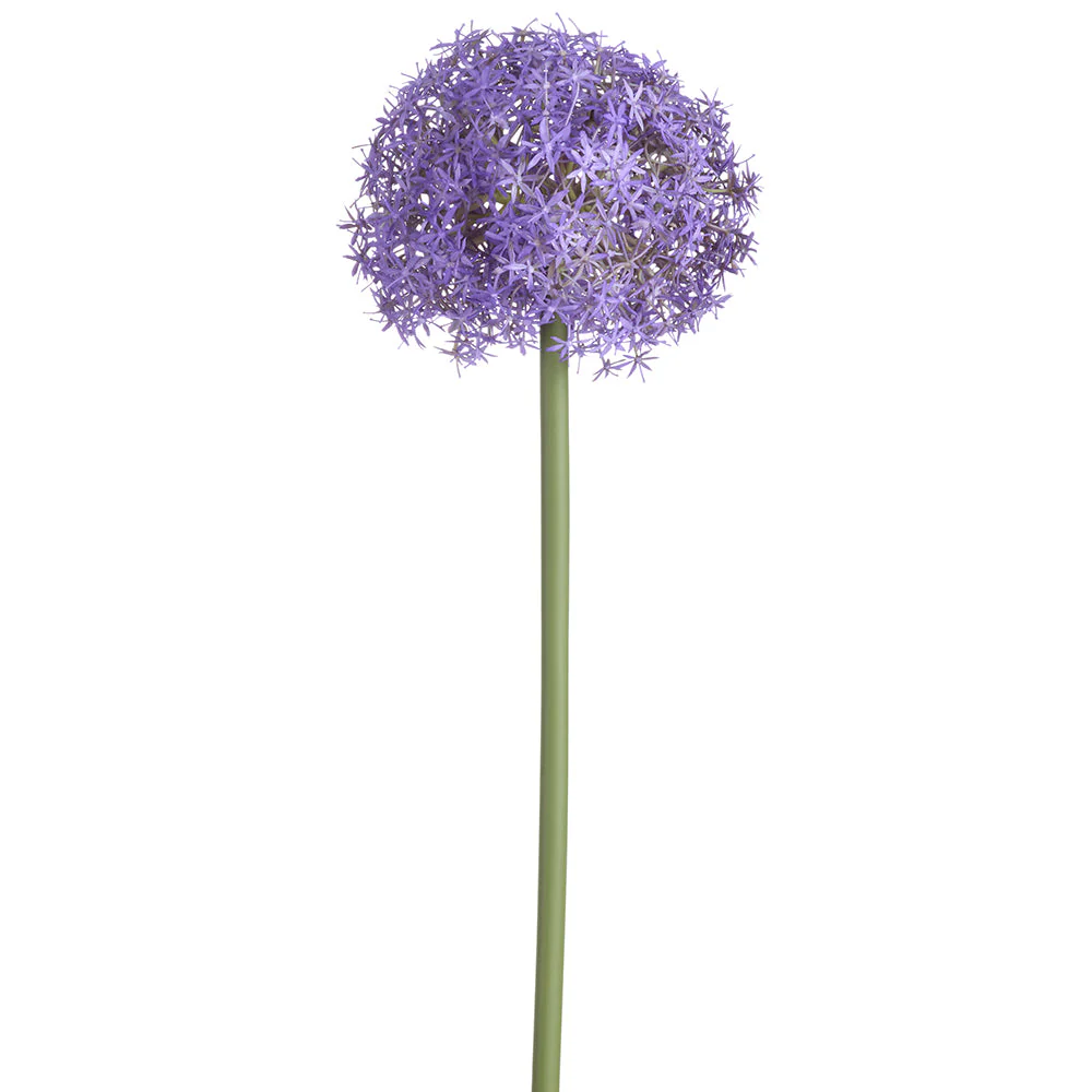 52" Allium Silk Flower Stem -Purple (Pack of 6)