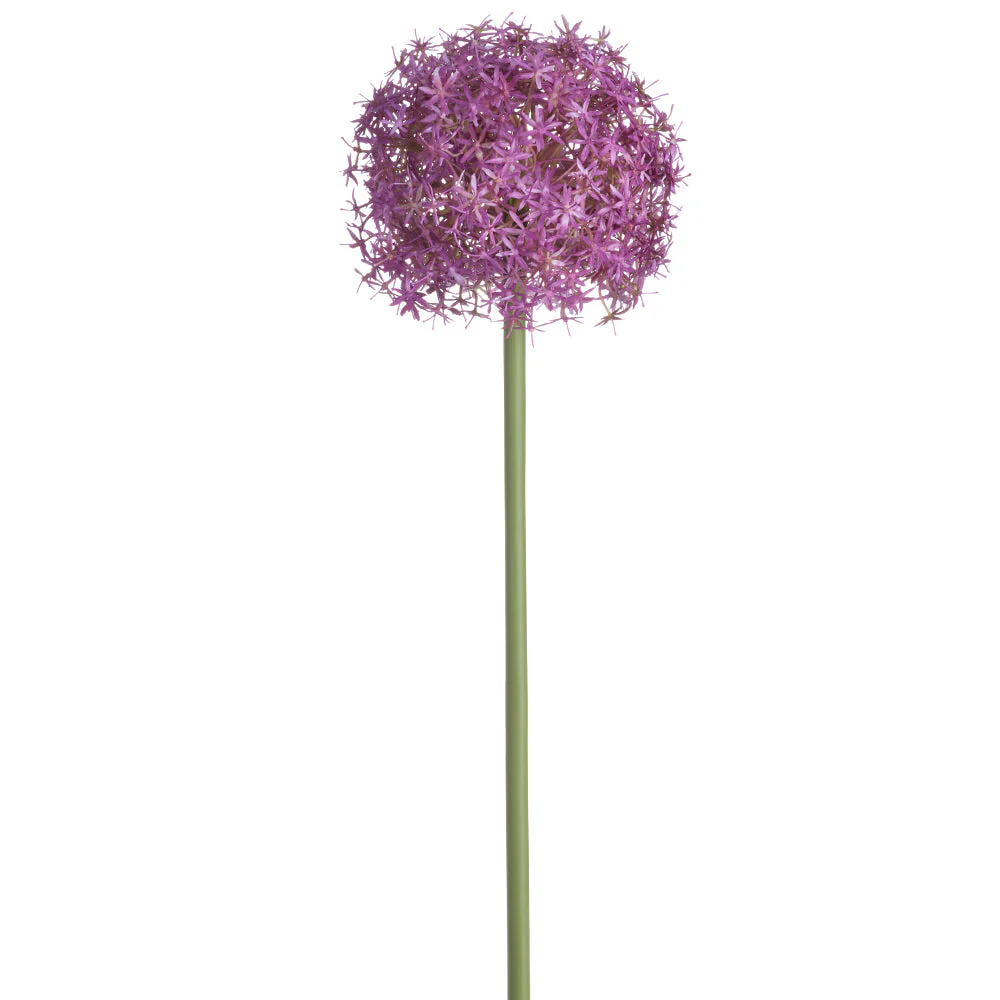 52" Allium Silk Flower Stem -Violet (Pack of 6)