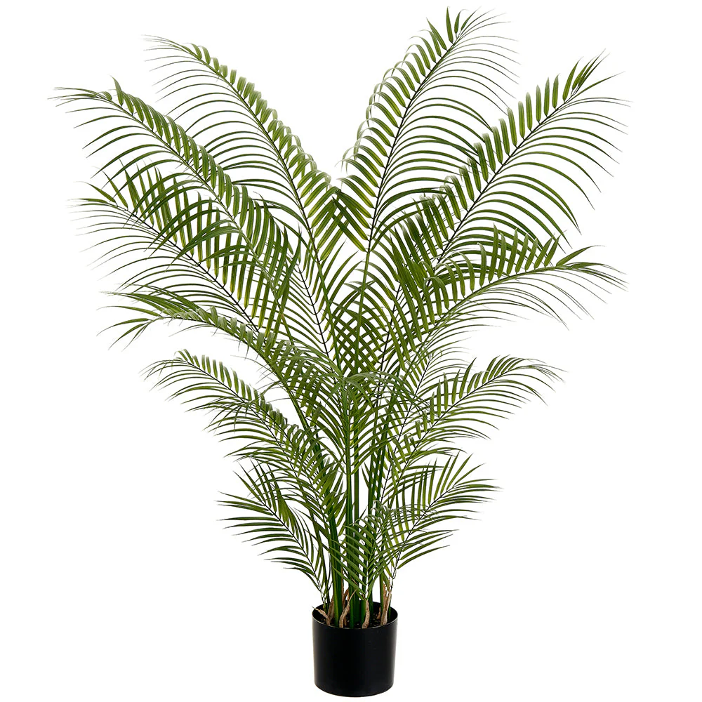 5'2" Areca Silk Palm Tree w/Pot -Green (Pack of 2)
